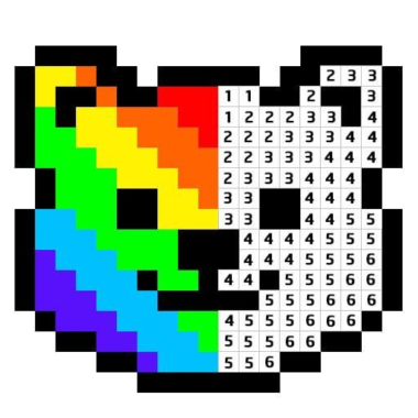 Pixel Art – Color by Numbers